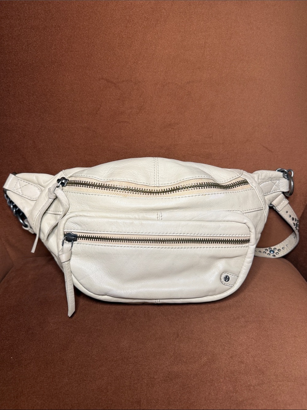 Free People Leather Sling Belt Bag